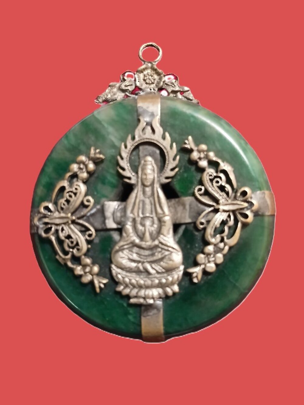 Antique Buddha Pendant Necklace - Vintage Home Decor